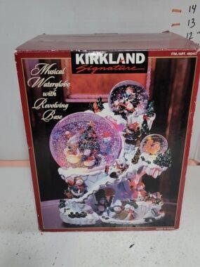 Kirkland Christmas snow globe